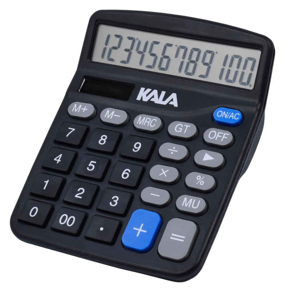 Calculadora De Mesa Solar E Bateria 12 Dígitos Kala Fk 9495