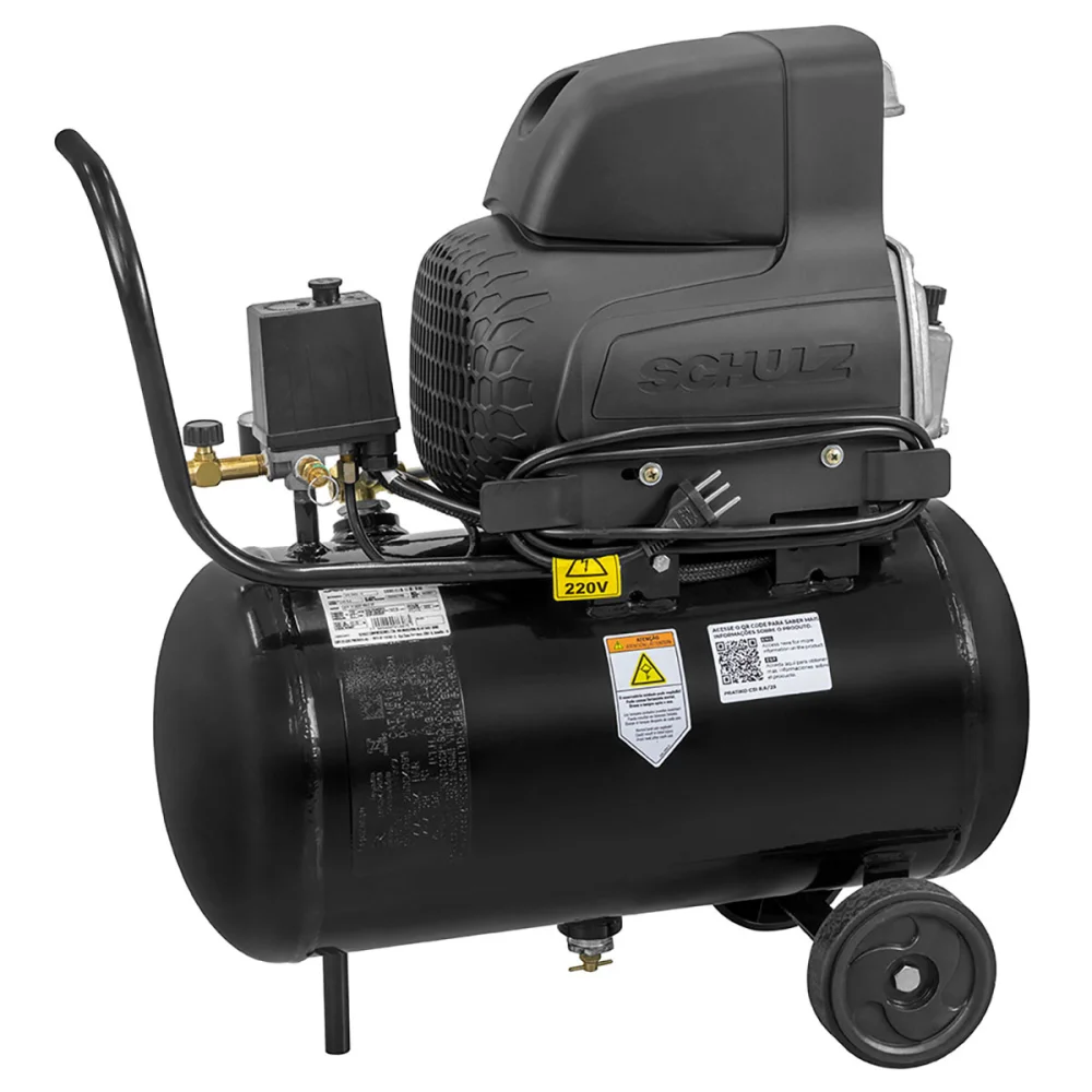 Compressor de Ar Schulz pratic Air csi 8,5 Pés 25 Litros 2 Cv Monofásico  220v