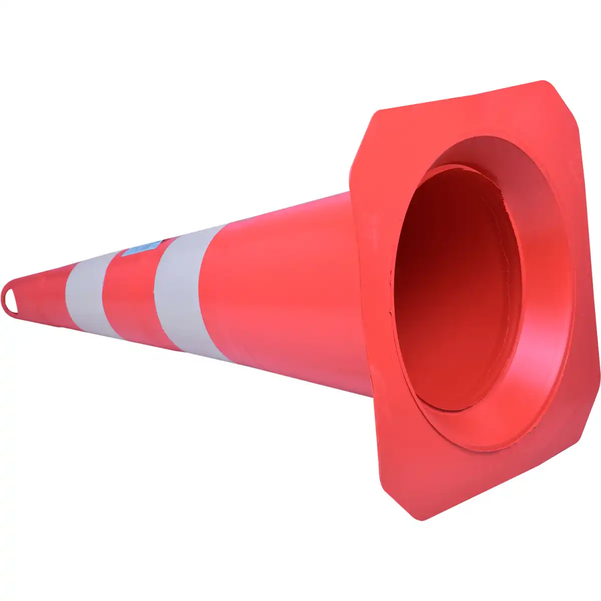 Cone para Sinalização em PVC 75cm Laranja e Branco Worker