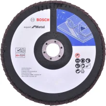 Lixa Disco Flap Expert For Metal 180 x 22,23mm Bosch