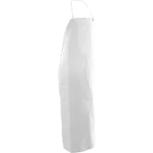 Avental de PVC com forro 1,20m x 0,70m 5 Peças Branco Nove54