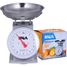 Balança Para Cozinha Mecânica Cromada 10kg Kala