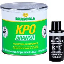 Brascoved KPO Poliuretano Bicomponente 440G - Branco Brascola