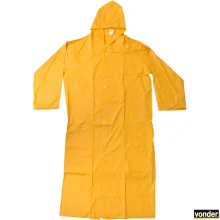 Capa de Chuva em PVC Laminado Amarela Vonder