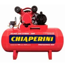 Compressor De Ar 10 Pés 110L Red Chiaperini
