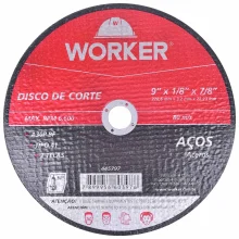 Disco de Corte para Aço 9" x 228,6mm Worker