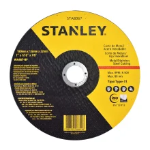 Disco De Corte Abrasivo 7” Para Inox Modelo STA8067 Stanley