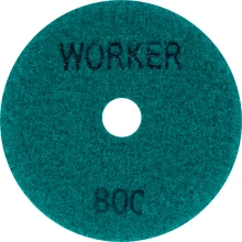Disco de Lixa Diamantada com Velcro 4" G800 Verde Worker 