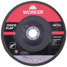Disco Flap Reto 178 x 22,23mm Metal Worker