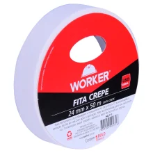 Fita Crepe Uso Geral 24mm x 50m Worker