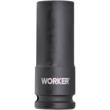 Soquete Sextavado De Impacto Longo Encaixe 1/2" 14mm Worker