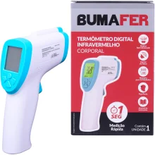 Termômetro Digital Infravermelho Corporal p/medição de febre Bumafer
