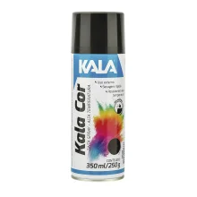 Tinta Spray para Alta Temperatura Preto Brilhante 350ml Kala