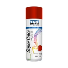 Tinta Spray Metálico Vermelho 350ml Tekbond