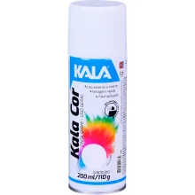 Tintas Spray Uso Geral Fosco Branco 200ml Kala