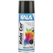 Tinta Spray para Uso Geral Preto Brilhante 350ml Kala