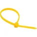 Abraçadeira de nylon, amarela, 100 mm x 2,5 mm, VONDER