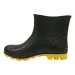 Bota de PVC Cano Curto Preta com Amarela Nº 45/46 GRENDENE