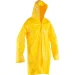 Capa para chuva de PVC, com forro, G, amarela, NOVE54
