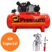 Compressor De Ar 15 Pés 175L ATG2 15/175V com Pistola Pintura Psa02 110/220V