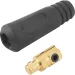 Conector rápido macho, 9 mm, para cabo de solda, VONDER