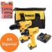 Furadeira e Parafusadeira de Impacto Dck199C2 Dewalt Bivolt+Jogo Ponta Bits para Parafusar 71-931E Black&decker - 31 Pçs