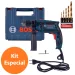 Furadeira Impacto 1/2" Maleta Bosch 220V c/ JG Brocas Grátis