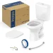 Kit Bacia com Caixa Acoplada 77x35cm Incepa