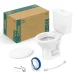 Kit Completo de Bacia e Caixa Saveiro Branco 6L Celite