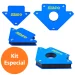 Kit Esquadros Magnéticos para Solda 10 e 30 Kg Weld Vision - 4 Peças