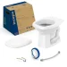 Kit para Vaso Sanitário Completo Branco 37x50mm INCEPA