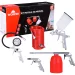 Kit de Pistola de Pressão para Pintura 72psi com 5 Peças Worker