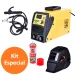 Kit Solda Inversora Mma Combat 160 Turbo com Máscara de Solda Automática e Anti Respingo Protetor