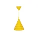 Pendente Silicone E27 24cm Amarelo Taschibra