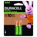 PILHA RECARREGÁVEL DURACELL ALCALINA AAA 2 PÇS