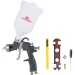 Pistola de Pintura Profissional Gravidade LVLP 600ml Worker