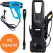 Soprador Térmico 1500W G1935/br1 Gamma  e Lavadora Alta Pressão K2 Portable Black 1200W Karcher – 127V