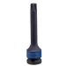 Soquete Hexalobular Impacto Macho 1/2" Longo 406340 KingTony