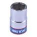 SOQUETE SEXTAVADO 15 MM ENCAIXE 1/2 KING TONY 433515 M