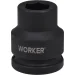 Soquete Sextavado Impacto Encaixe 3/4" 19mm Worker