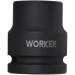 Soquete Sextavado Impacto Encaixe 3/4" 20mm Worker