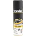 Tinta em spray preta, fosca, com 400 ml, VONDER