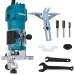 Tupia Manual 530W 3709 com Jogo de Fresas Makita 