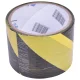 Fita Zebrada Preto/Amarelo 50 m Plastcor