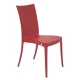 Cadeira Tramontina Laura Ratan Vermelha sem Braços em Polipropileno e Fibra de Vidro Tramontina 92032040