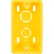 Caixa de Luz em PVC Retangular Amarela 4x2 Somar