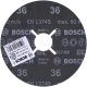 Disco De Lixa Em Fibra 4.1/2" (115mm) G36 Azul Best For Metal Bosch
