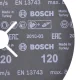 Disco de Lixa em Fibra 7" Grão 120 Expert for Metal Bosch