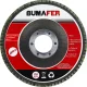 Disco Flap Reto G60 com 11 Peças 4.1/2" x 7/8" Bumafer
