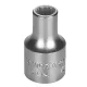 Soquete Estriado em Aço Cromo Vanádio 10 mm - Encaixe 1/2" Tramontina 44833110